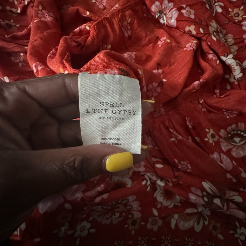 SPELL Campfire Joni Gown size Small (New with Tags) - Picture 11 of 15